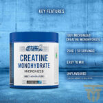 کراتین مونوهیدرات اپلاید نوتریشنApplied Nutrition Creatine Monohydrate Micronized